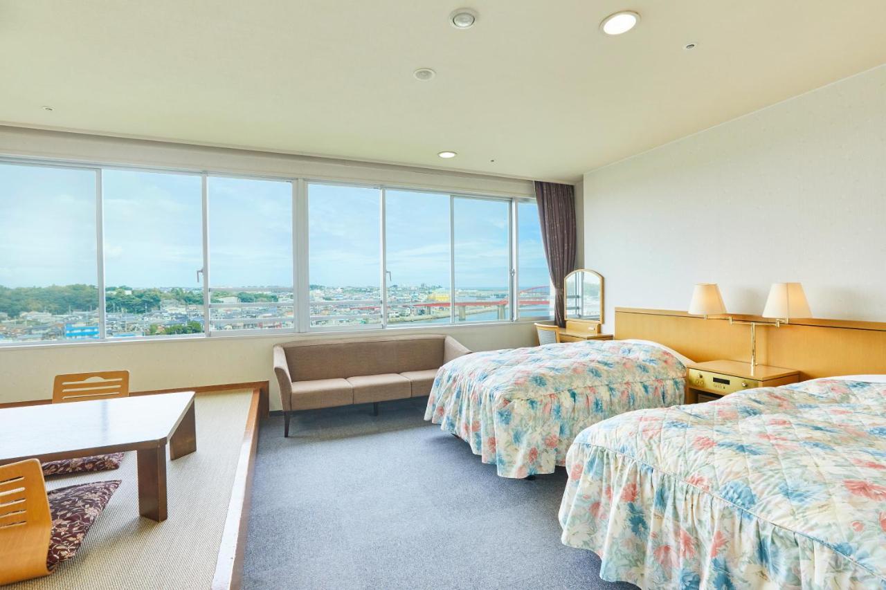 KAMENOI HOTEL Oarai Bagian luar foto