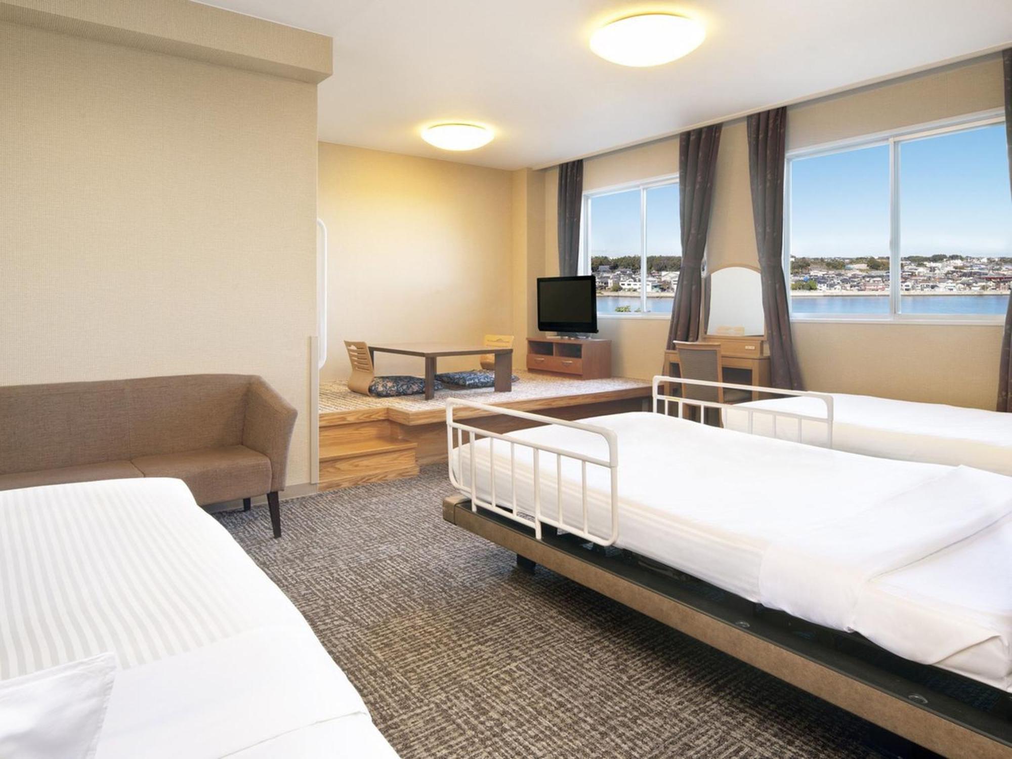 KAMENOI HOTEL Oarai Bagian luar foto