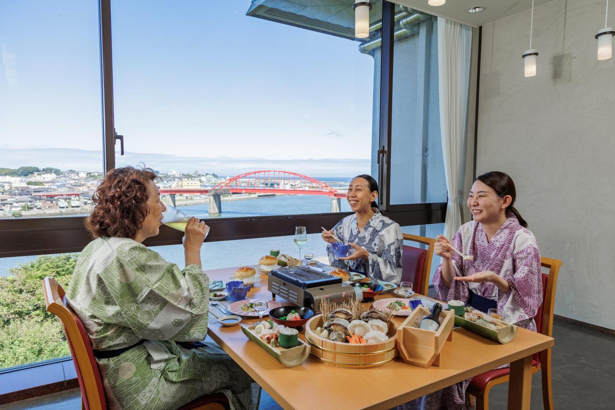 KAMENOI HOTEL Oarai Bagian luar foto